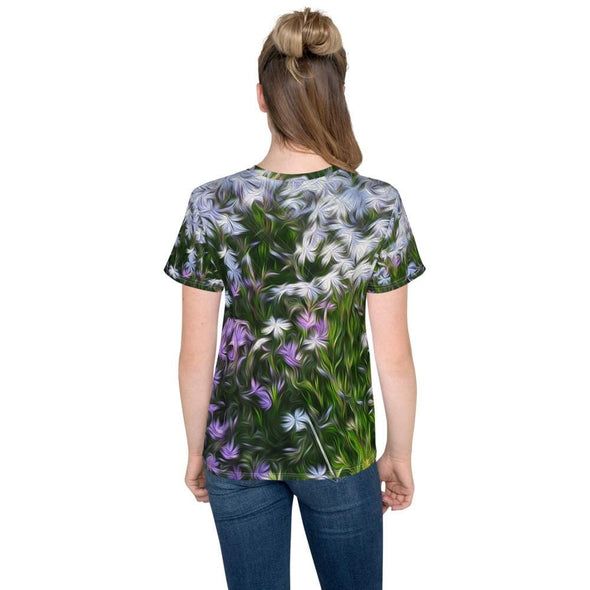 Tween's and Teen's T-shirt - Friends of Grape Hyacinth by Lidka Schuch