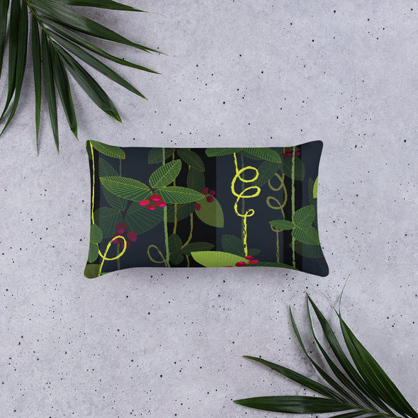 Basic Pillow - Jungle Garden by Lidka Schuch