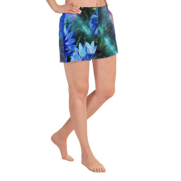 Shorts, Relaxed Fit - Cornflower Party by Night by Lidka Schuch