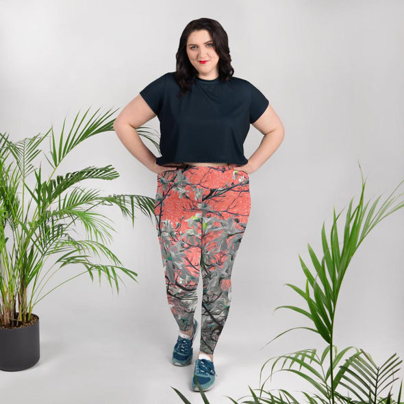 Leggings, Plus Size, Full Length, High Rise - Magnolia Redefined by Lidka Schuch