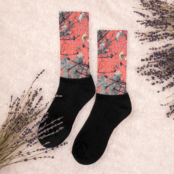 Socks, Unisex - Magnolia Redefined by Lidka Schuch