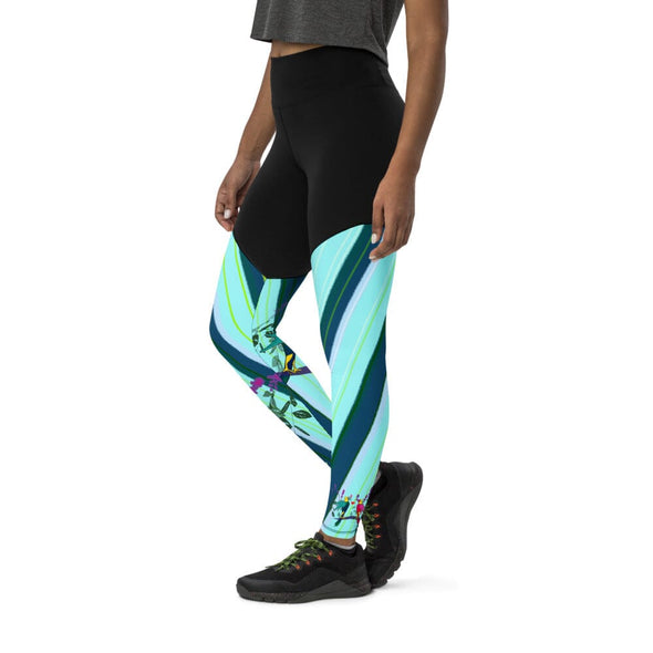 Sports Leggings, High Rise - Forever Love by Lida Schuch