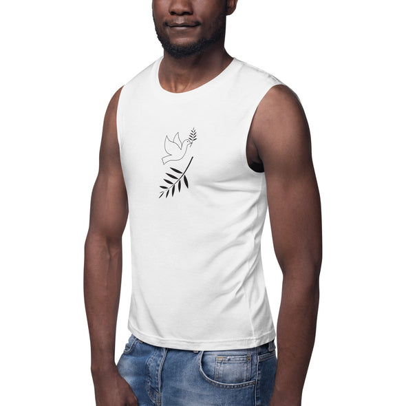 Muscle Shirt, Unisex - Make Peace W by SCHUCHsport