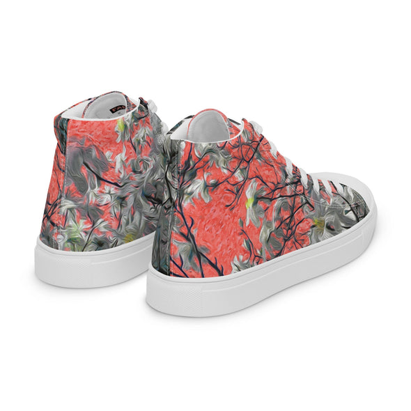 Women’s High Top Canvas Shoes - Magnolia by Lidka Schuch