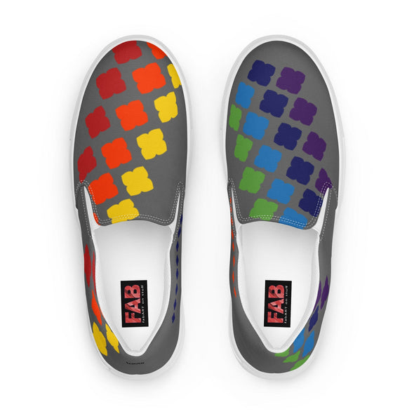 Women’s Slip On Canvas Shoes - Seven Chakras by Lidka Schuch